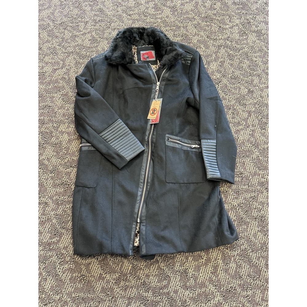 NWT Celsius Premium Womens Faux Fur  Coat‎ Jacket Long  3xl